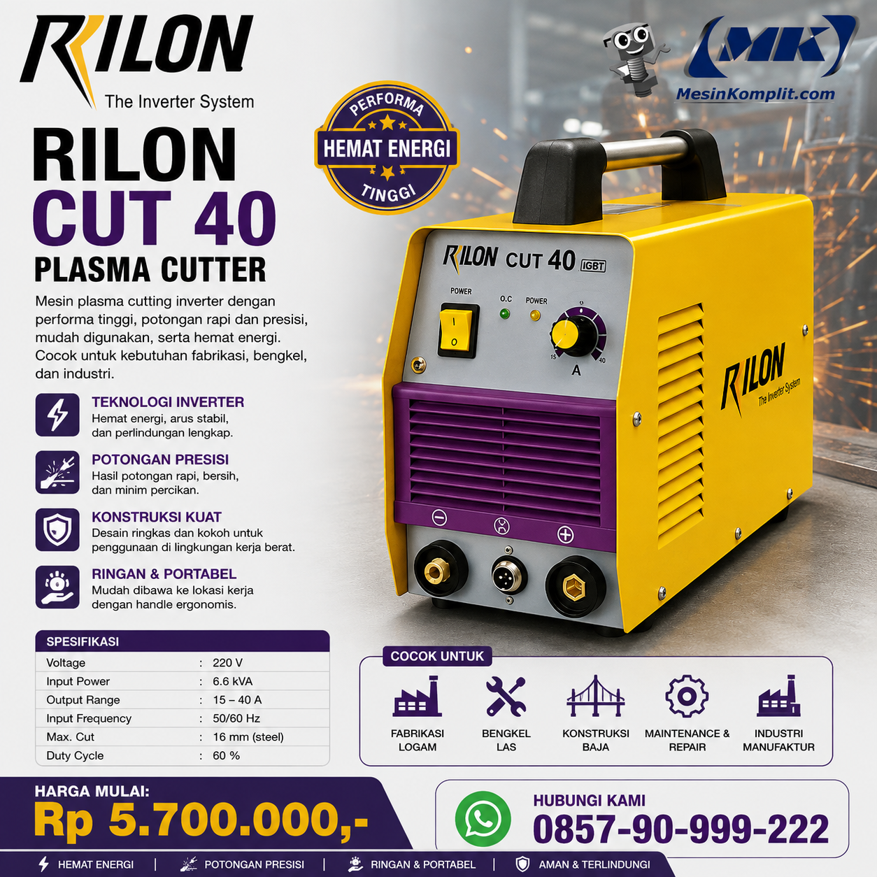 Trafo Las Plasma Ril...